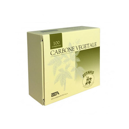 ZETAVIS CARBONE VEGETALE 100 COMPRESSE