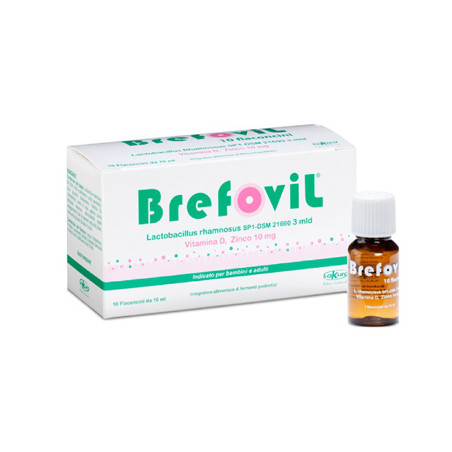 BREFOVIL 10 FLACONCINI MONODOSE DA 10 ML GUSTO LAMPONE BREFOVIL 10 FLACONCINI MONODOSE DA 10 ML GUSTO LAMPONE