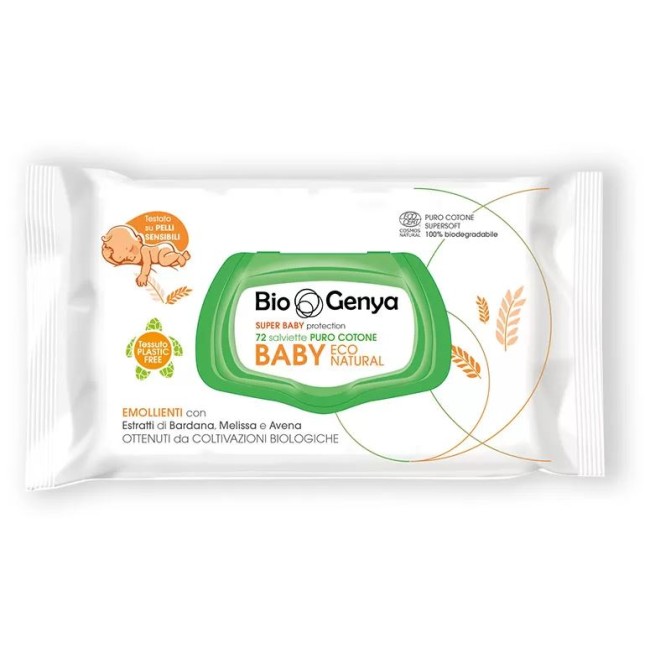 BIOGENYA ECO NATURAL BABY COTONE 72 PEZZI BIOGENYA ECO NATURAL BABY COTONE 72 PEZZI
