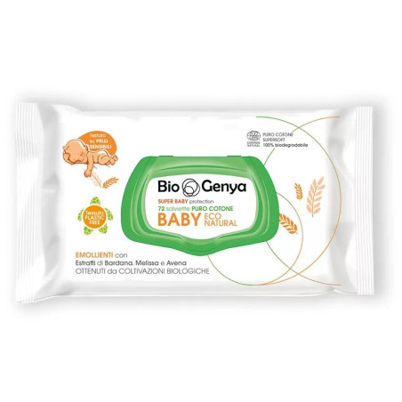 BIOGENYA ECO NATURAL BABY COTONE 72 PEZZI BIOGENYA ECO NATURAL BABY COTONE 72 PEZZI