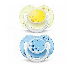 AVENT SUCCHIETTO NOTTURNO IN SILICONE 0/6 MESI MASCHIO