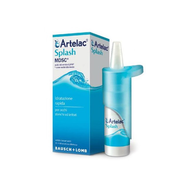 ARTELAC SPLASH GOCCE OCULARI 10 FLACONCINI MONODOSE 0,5 ML ARTELAC SPLASH GOCCE OCULARI 10 FLACONCINI MONODOSE 0,5 ML
