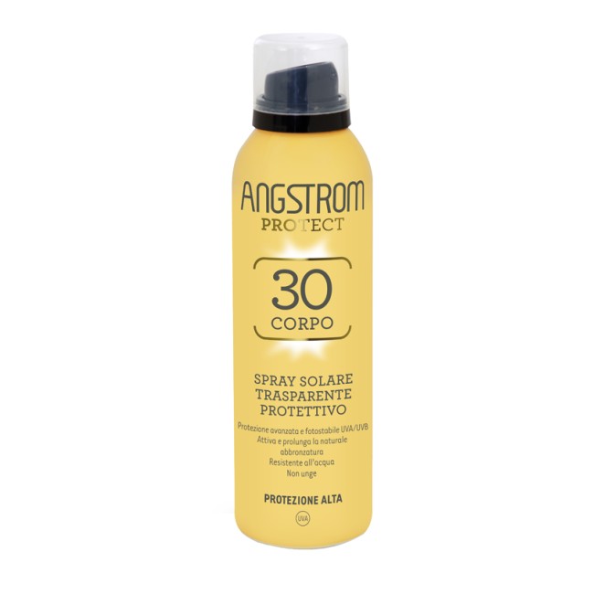 ANGSTROM PROTECT 30 CORPO SPRAY SOLARE TRASPARENTE 150 ML ANGSTROM PROTECT 30 CORPO SPRAY SOLARE TRASPARENTE 150 ML