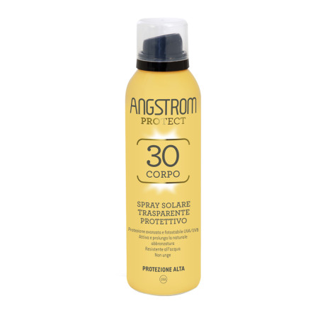 ANGSTROM PROTECT 30 CORPO SPRAY SOLARE TRASPARENTE 150 ML ANGSTROM PROTECT 30 CORPO SPRAY SOLARE TRASPARENTE 150 ML
