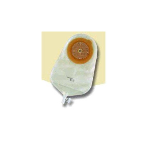SACCA PER UROSTOMIA CONVESSA TRASPARENTE ALTERNA MIO URO CON MULTICHAMBER MISURA FORO 28MM CAPACITA' MAXI 465ML 10 PEZZI ARTICOL