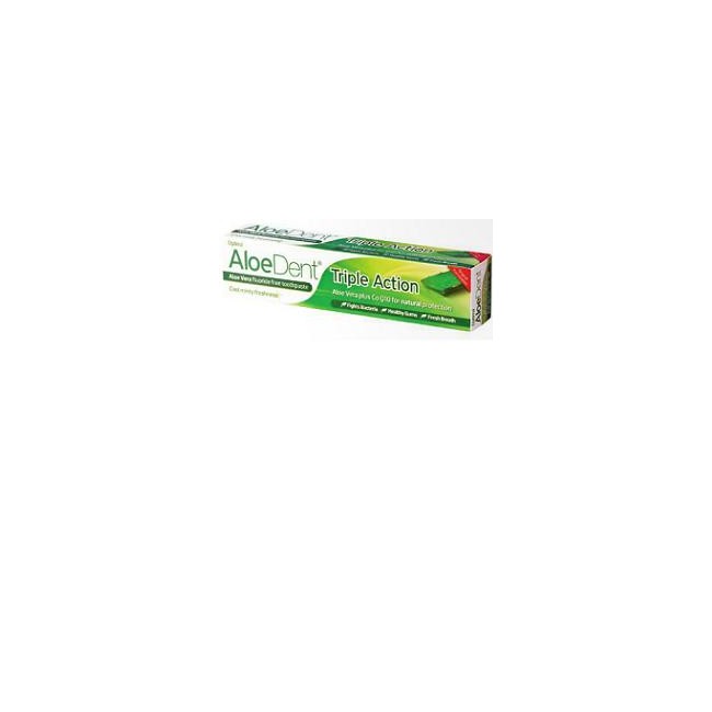 ALOEDENT DENTIFRICIO TRIPLA AZIONE CON ALOE VERA E COENZIMA Q10 100 ML