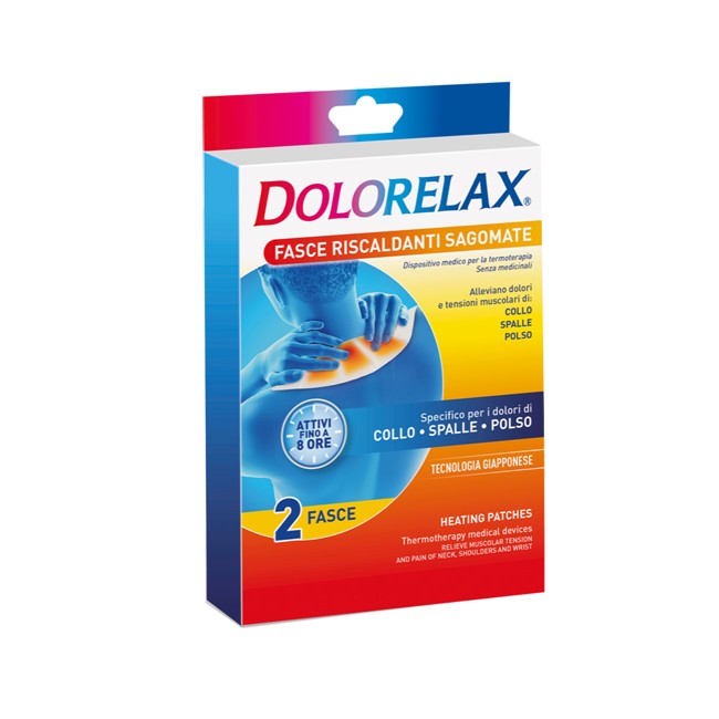 DOLORELAX FASCIA RISCALDANTE SAGOMATA 2 PEZZI DOLORELAX FASCIA RISCALDANTE SAGOMATA 2 PEZZI
