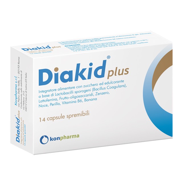 DIAKID PLUS 14 CAPSULE SPREMIBILI DIAKID PLUS 14 CAPSULE SPREMIBILI