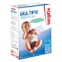 GARZA OMBELICALE BIMBOFIX SANITIZED 3 PEZZI