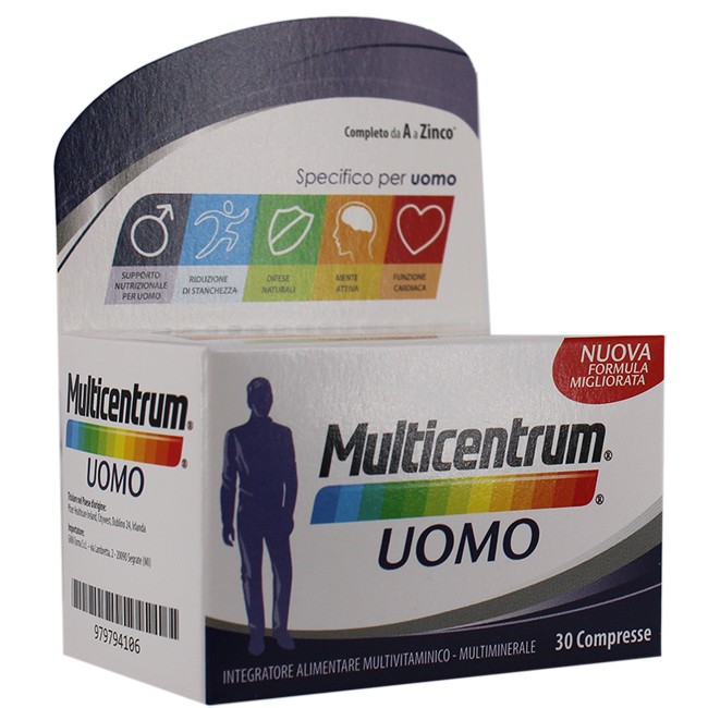 MULTICENTRUM UOMO 30 COMPRESSE MULTICENTRUM UOMO 30 COMPRESSE