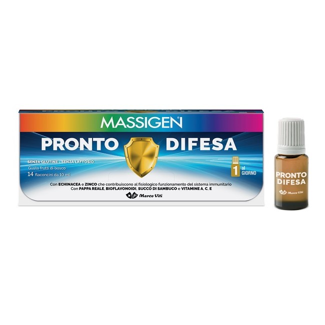 MASSIGEN PRONTO DIFESA 14 FLACONI X 10 ML