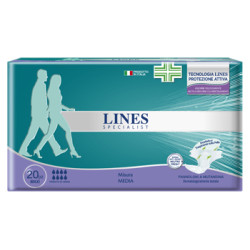 LINES SPECIALIS PANNOLONE A MUTANDINA MAXI MEDIA FARMA 20 PEZZI