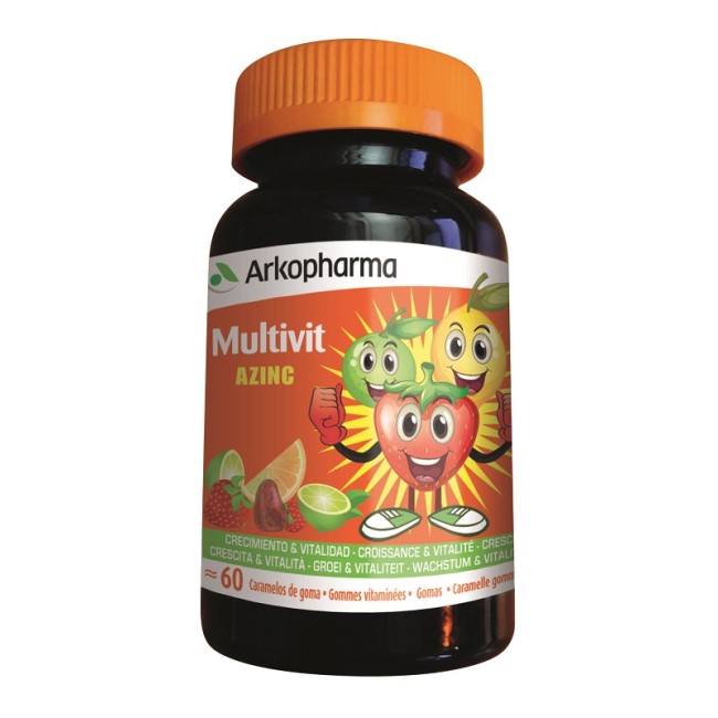 ARKOVITAL MULTIVIT AZINC 60 CARAMELLE GOMMOSE ALLA FRUTTA ARKOVITAL MULTIVIT AZINC 60 CARAMELLE GOMMOSE ALLA FRUTTA