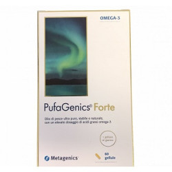 Confezione da 60 capsule di Metagenics Pufagenics integratore di omega 3