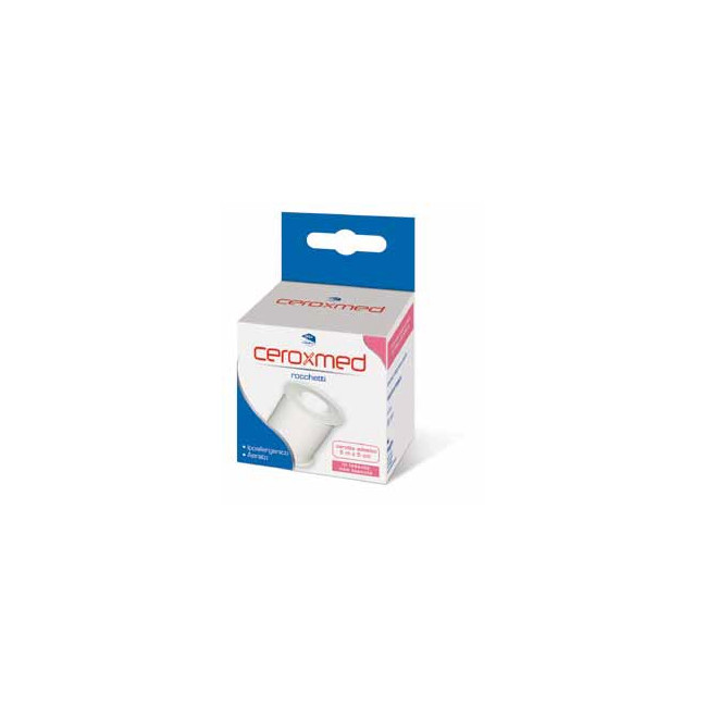 CEROTTO ADESIVO IN ROCCHETTO CEROXMED IN TESSUTO NON TESSUTO AERATO IPOALLERGENICO BIANCO 500X5 CM 1 PEZZO CEROTTO ADESIVO IN ROCCHETTO CEROXMED IN TESSUTO NON TESSUTO AERATO IPOALLERGENICO BIANCO 500X5 CM 1 PEZZO