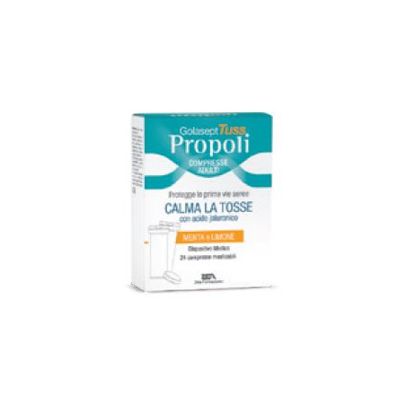 GOLASEPT TUSS PROPOLI CPR TOSSE DISPOSITIVO MEDICO COMPRESSE MASTICABILI ALLA PROPOLI IN ASTUCCIO