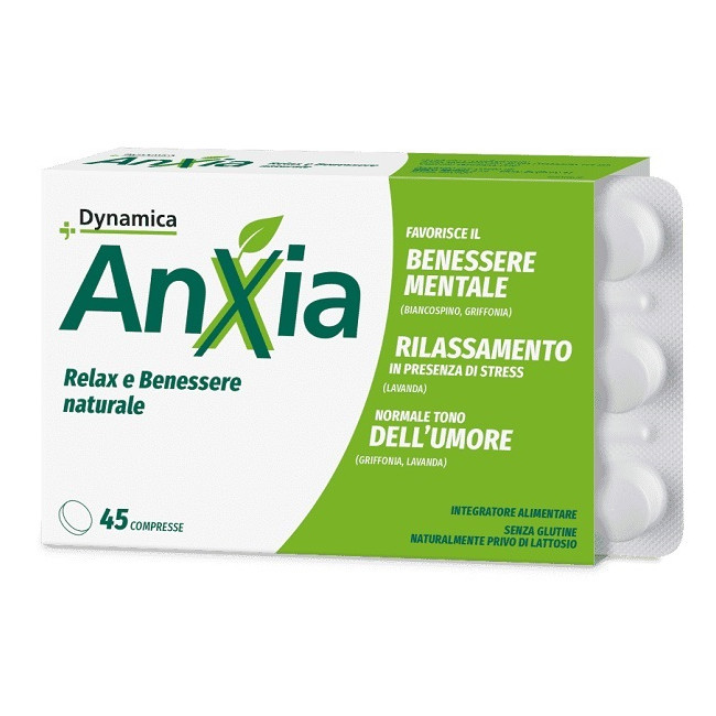 DYNAMICA ANXIA RELAX E BENESSERE NATURALE 45 COMPRESSE DYNAMICA ANXIA RELAX E BENESSERE NATURALE 45 COMPRESSE