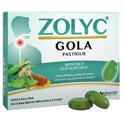 ZOLYC GOLA MENTOLO/EUCALIPTO 36 PASTIGLIE