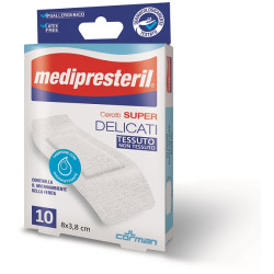 MEDIPRESTERIL CEROTTI DELICATI SUPER 8 X 3,8 10 PEZZI