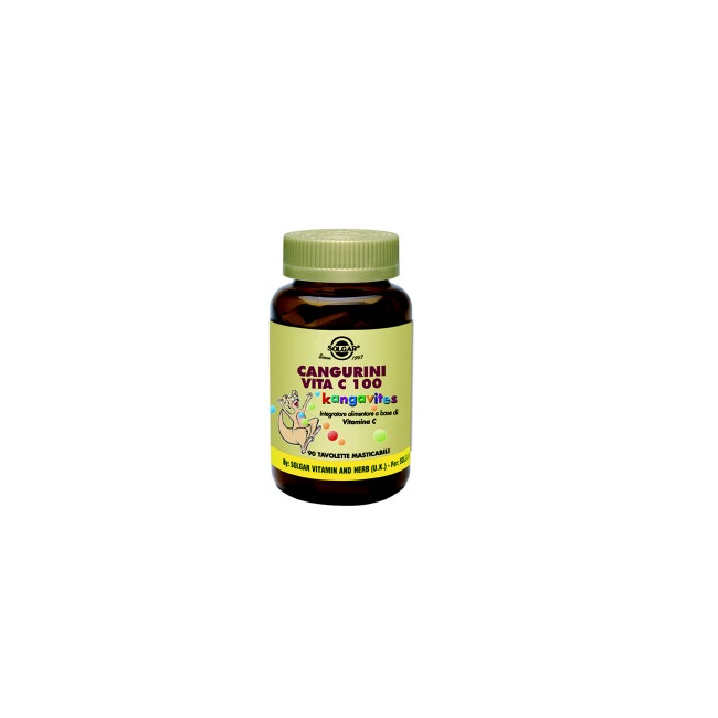 CANGURINI VITAMINA C 100 COMPRESSE MASTICABILI CANGURINI VITAMINA C 100 COMPRESSE MASTICABILI