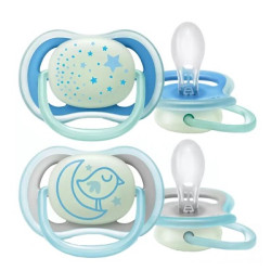 AVENT SUCCHIETTO ULTRA AIR NIGHT 6-18M MASCHIO 2 PEZZI