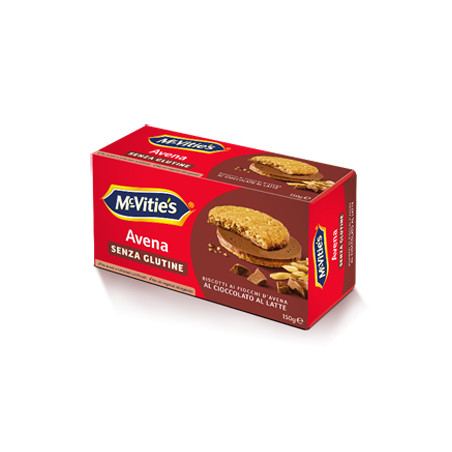 MC VITIE'S AVENA AL CIOCCOLATO AL LATTE SENZA GLUTINE 150 G MC VITIE'S AVENA AL CIOCCOLATO AL LATTE SENZA GLUTINE 150 G