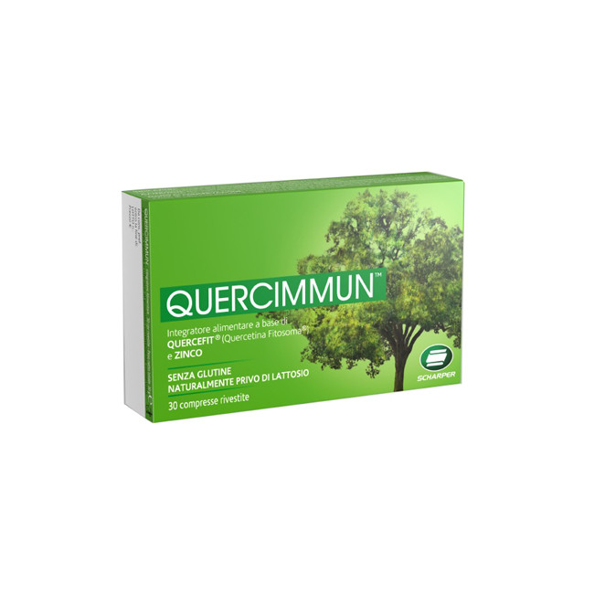 Confezione da 30 compresse di Quercimmun integratore per aumentare le difese immunitarie Confezione da 30 compresse di Quercimmun integratore per aumentare le difese immunitarie