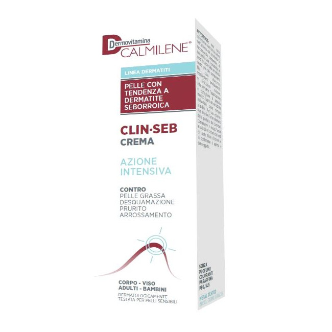 DERMOVITAMINA CALMILENE CLIN-SEB CREMA AZIONE INTENSIVA PER PELLE CON TENDENZA A DERMATITE SEBORROICA 50 ML DERMOVITAMINA CALMILENE CLIN-SEB CREMA AZIONE INTENSIVA PER PELLE CON TENDENZA A DERMATITE SEBORROICA 50 ML
