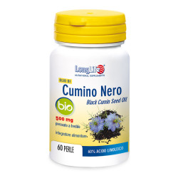 LONGLIFE OLIO DI CUMINO NERO BIO 60 PERLE