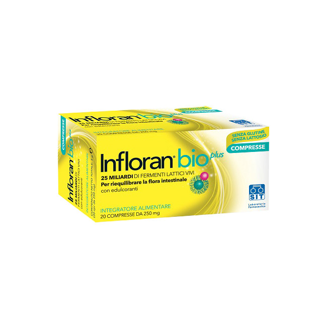 INFLORAN BIO PLUS 20 COMPRESSE INFLORAN BIO PLUS 20 COMPRESSE