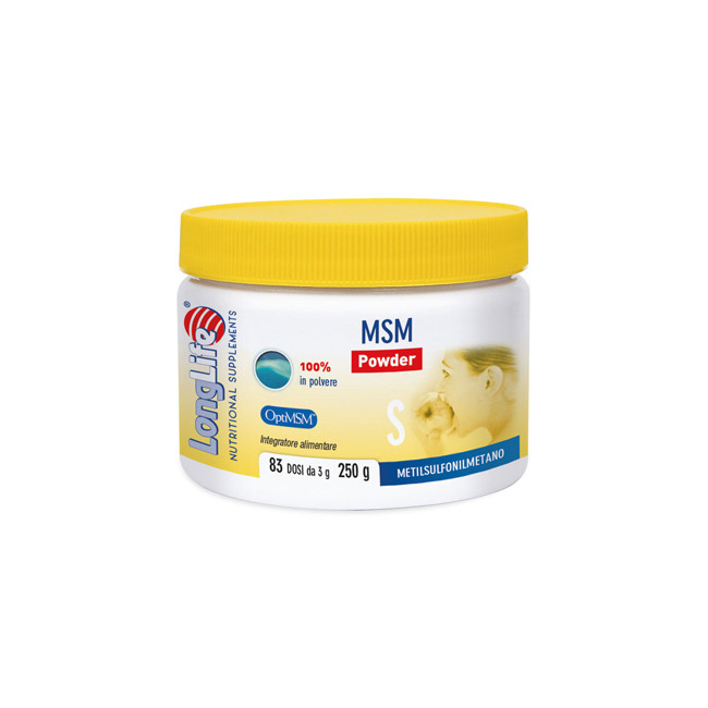 LONGLIFE MSM POWDER 250 G LONGLIFE MSM POWDER 250 G