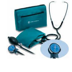 SFIGMOMANOMETRO ANEROIDE MANUALE DA BRACCIO CON FONENDOSCOPIO MODELLO POCKET ALTA PRECISIONE BRACCIALE IMPERMEABILE REGOLABILE