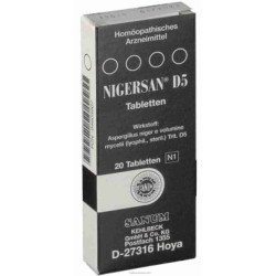 SANUM NIGERSAN D5 20 COMPRESSE