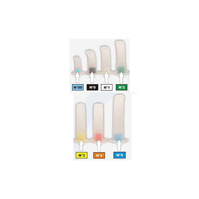 CANNULA GUEDEL 0 NERO CANNULA GUEDEL 0 NERO