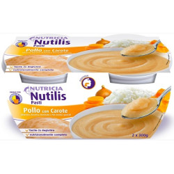 Nutricia Nutilis Pasti Alimento Dietetico Gusto Pollo Con Carote 2x300g