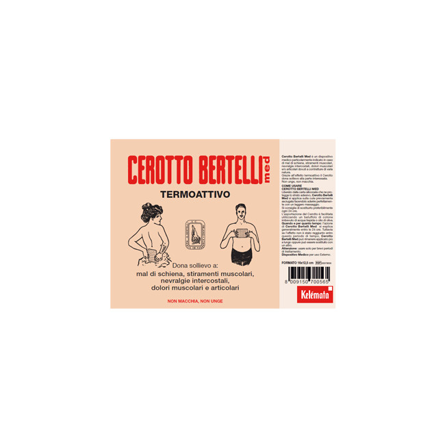 BERTELLI CEROTTO MED MEDIO 16 X 12,5 CM BERTELLI CEROTTO MED MEDIO 16 X 12,5 CM