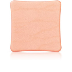 MEDICAZIONE IDROCELLULARE STERILE NON ADESIVA CONFORMATA PER TALLONE ASSORBENTE NON ADERENTE ALLA LESIONE IN SCHIUMA DI POLIURET