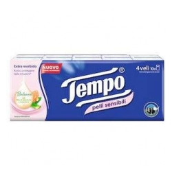 TEMPO FAZZOLETTI PELLI SENSIBILI 10X9 PEZZI