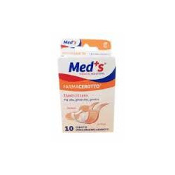 CEROTTO MEDS STRIP TELA IPOALLERGENICO ELASTICIZZATO ASSORTITI 10 PEZZI