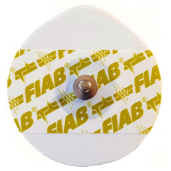 ELETTRODO PER ECG MONOUSO OVALE 48X50MM PER ADULTI IN GEL SOLIDO CON SENSORE AG/AGCL CON CLIP IN ACCIAIO INOX 24 BUSTE DA 50 PEZ