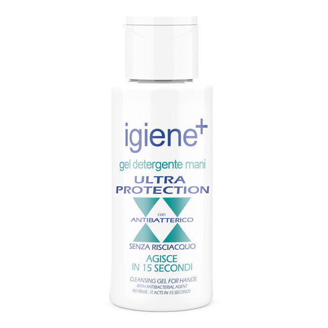 IGIENE+ GEL DETERGENTE MANI ULTRA PROTECTION CON ANTIBATTERICO 50 ML IGIENE+ GEL DETERGENTE MANI ULTRA PROTECTION CON ANTIBATTERICO 50 ML
