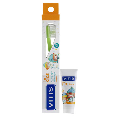 VITIS KIDS SPAZZOLINO + GEL 8 ML