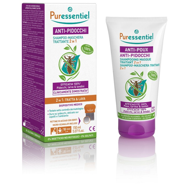 PURESSENTIEL SHAMPOO TRATTANTE ANTI-PIDOCCHI 150 ML PURESSENTIEL SHAMPOO TRATTANTE ANTI-PIDOCCHI 150 ML