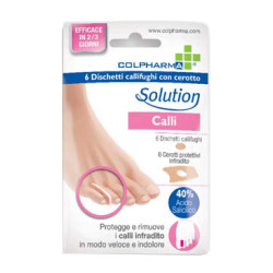 DISCHETTO CALLIFUGO CON CEROTTO COLPHARMA CALLI INFRADITO 6 PEZZI