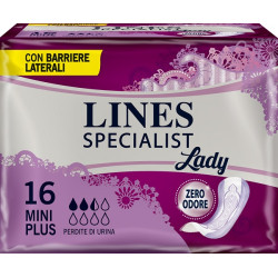 LINES SPECIALIST PANNOLONE MINI PLUS FARMA 16 PEZZI