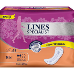 LINES SPECIALIST PANNOLONE MINI FARMA 18 PEZZI