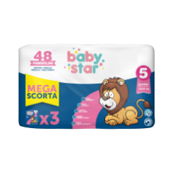 BABYSTAR TRIPACK 3X16 TAGLIA 5 48 PEZZI
