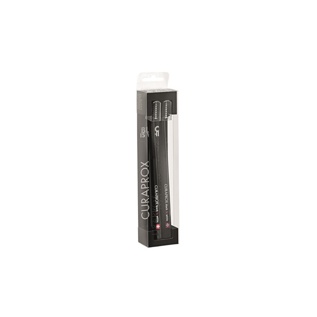CURAPROX BLACK IS WHITE DENTIFRICI SBIANCANTI 2 SPAZZOLINI CURAPROX BLACK IS WHITE DENTIFRICI SBIANCANTI 2 SPAZZOLINI