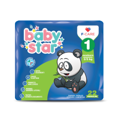 PANNOLINO BABYSTAR 2/5KG T1 22 PEZZI