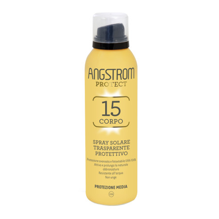 ANGSTROM PROTECT 15 CORPO SPRAY SOLARE TRASPARENTE 150 ML ANGSTROM PROTECT 15 CORPO SPRAY SOLARE TRASPARENTE 150 ML